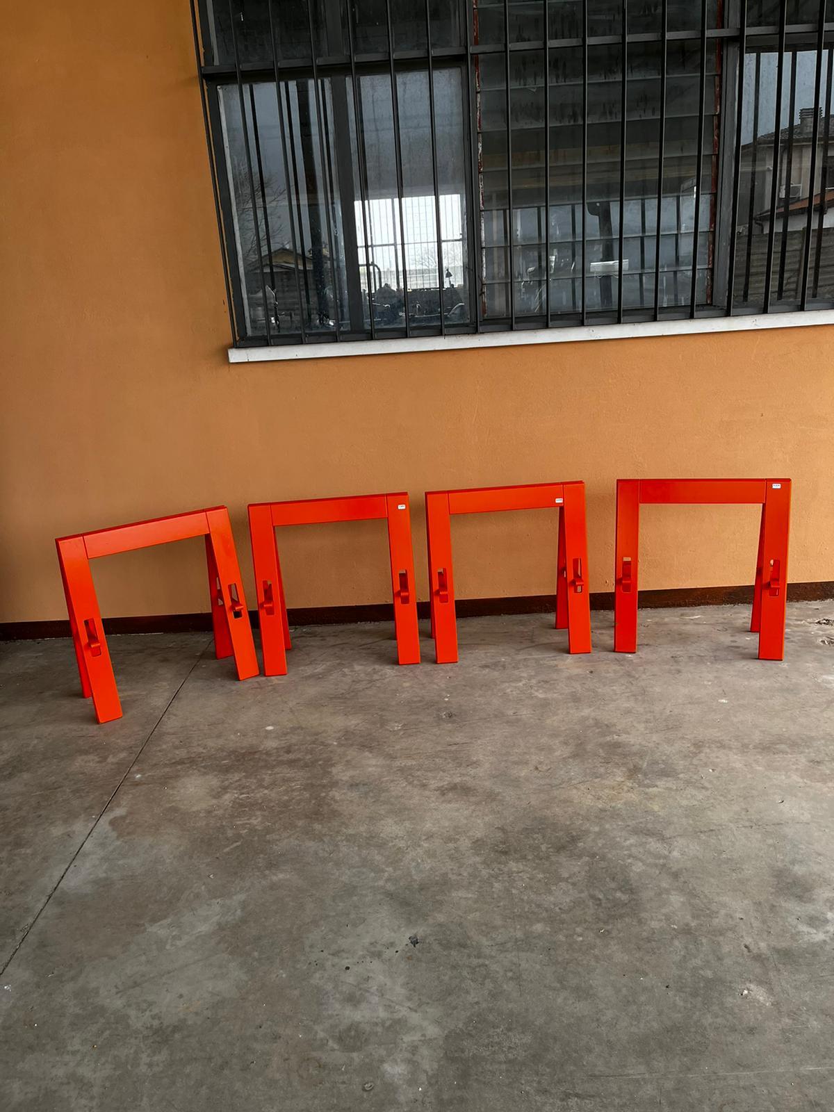 1990s Red Acerbis bases for table Easels
There are four easels available, price refers to each piece.
Each easel measures W 64 x D 29 x H 70 cm.
A video is available upon request. DO not hesitate to ask for it.



     