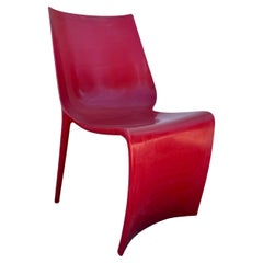 1990's Red Smart Chair By Claudio Dondoli & Marco Pocci For Pedrali Design