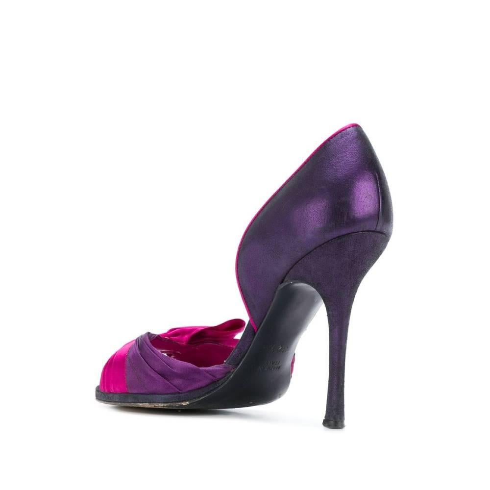 rene caovilla purple heels