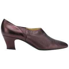 Vintage 1990s Rene Caovilla Purple Low-Heeled Shoes