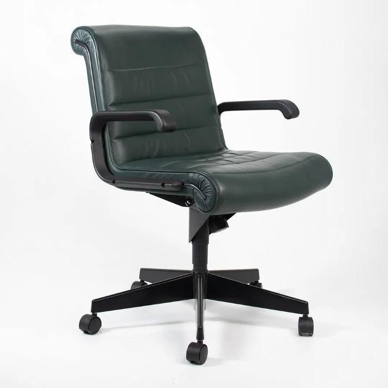 This is a Sapper Series management desk chair, designed by Richard Sapper in 1979 and produced by Knoll. This is one of Sapper's most iconic works, along with the Tizio lamp. The listed price is for one chair, and we have several available for