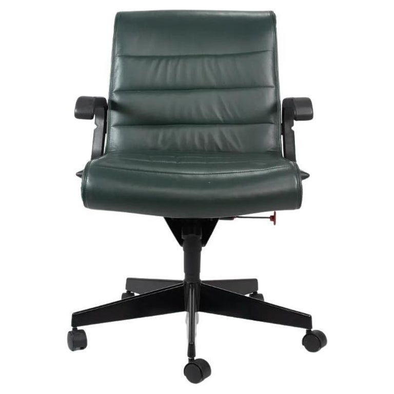Green Leather Desk Chair 95 For Sale on 1stDibs green leather