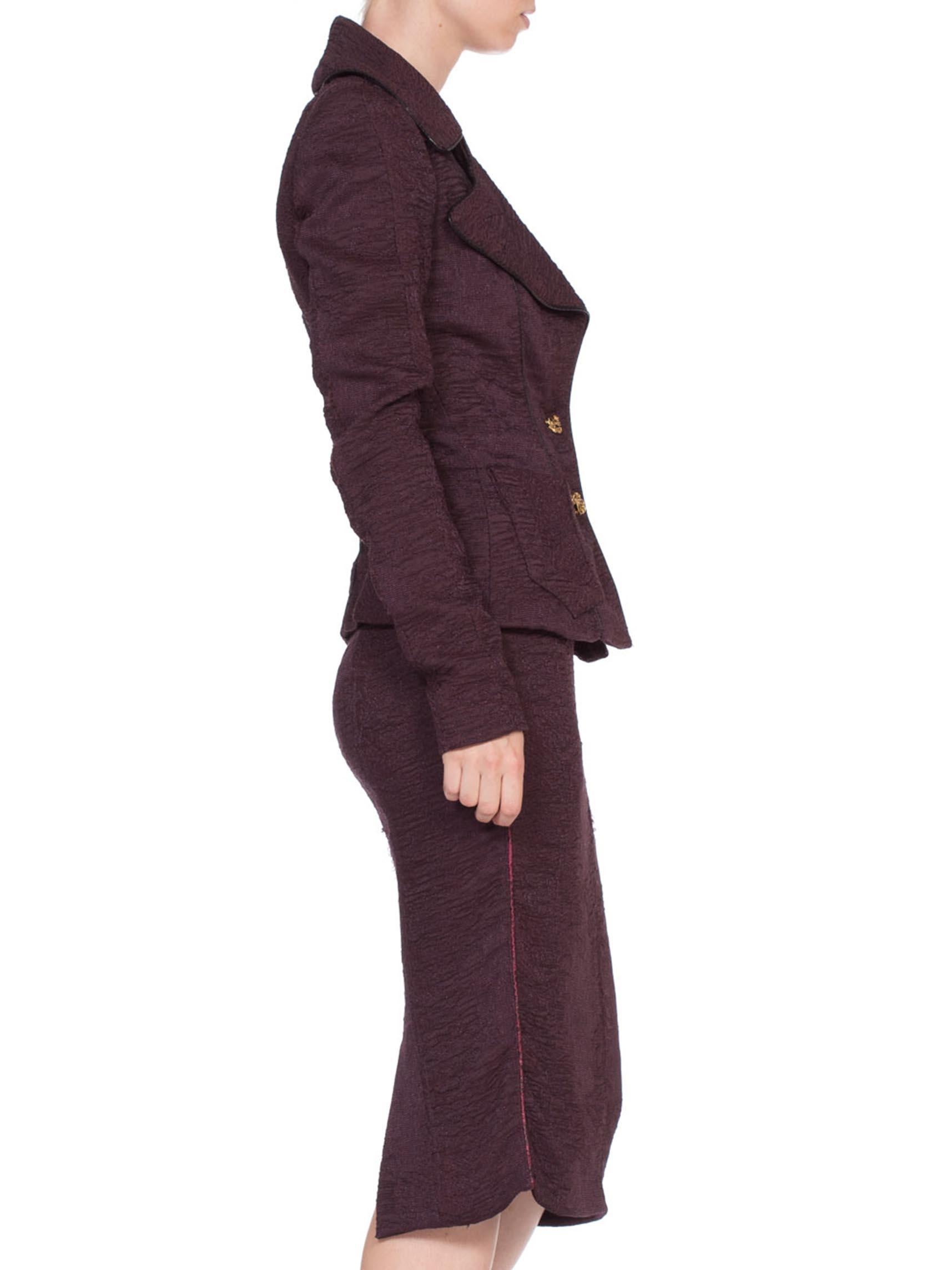 lavender skirt suit