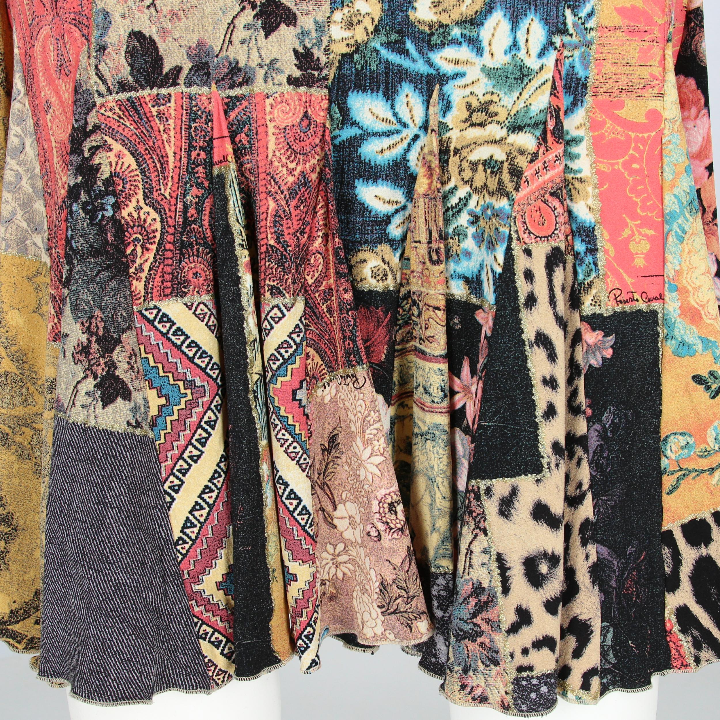 1990s Roberto Cavalli Printed Dress 1