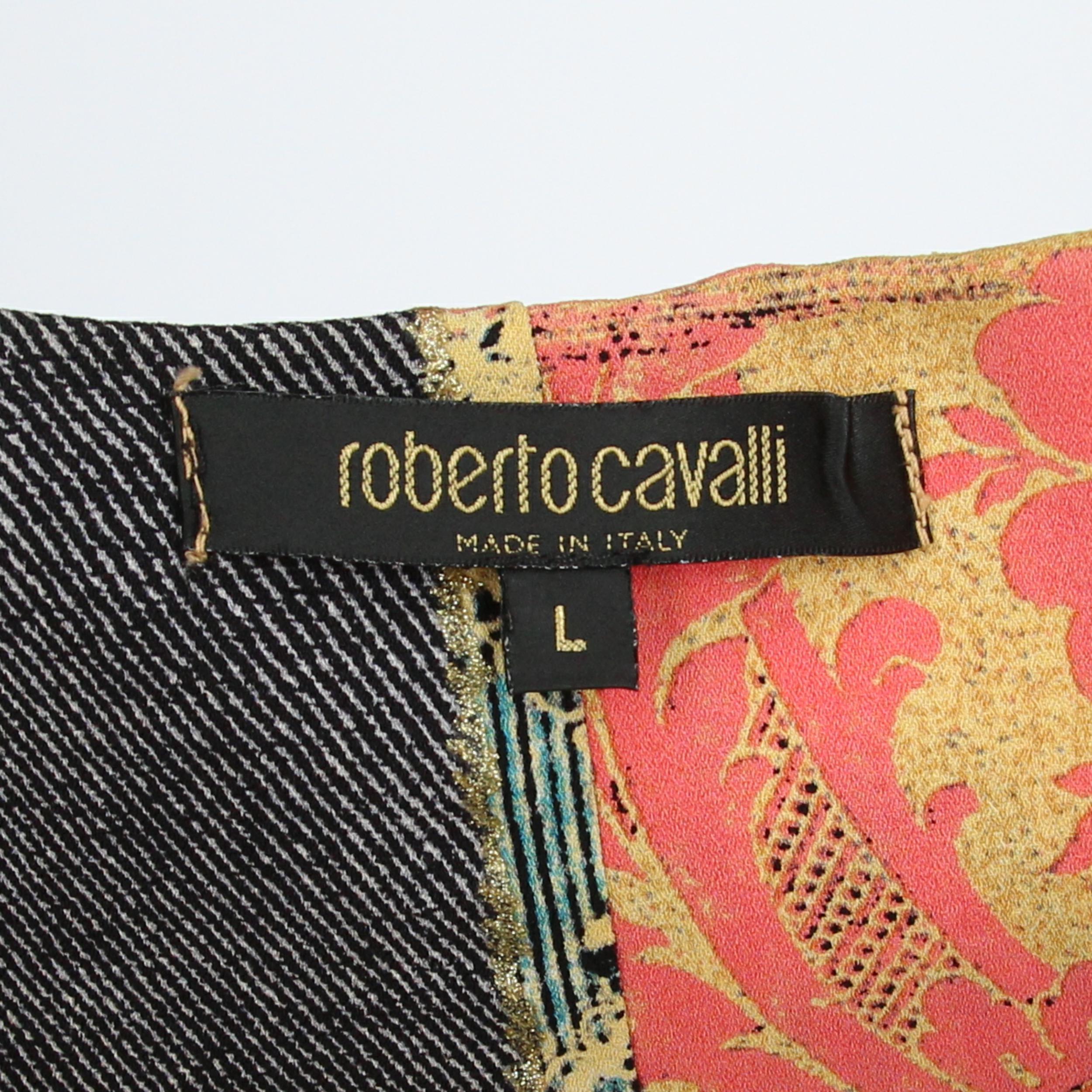 1990s Roberto Cavalli Printed Dress 3