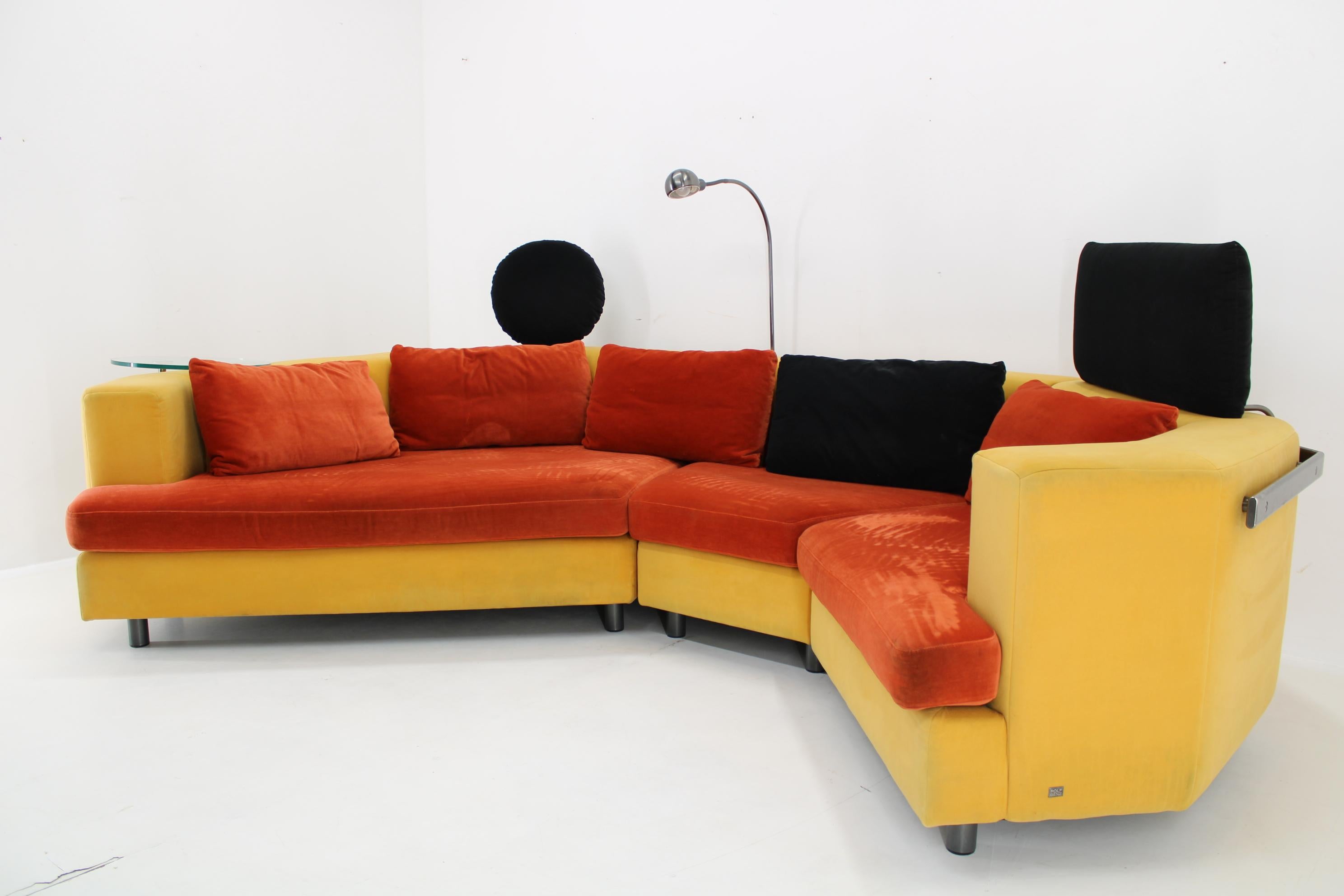 Mid-Century Modern 1990s Rolf Benz Sofa, Germany For Sale