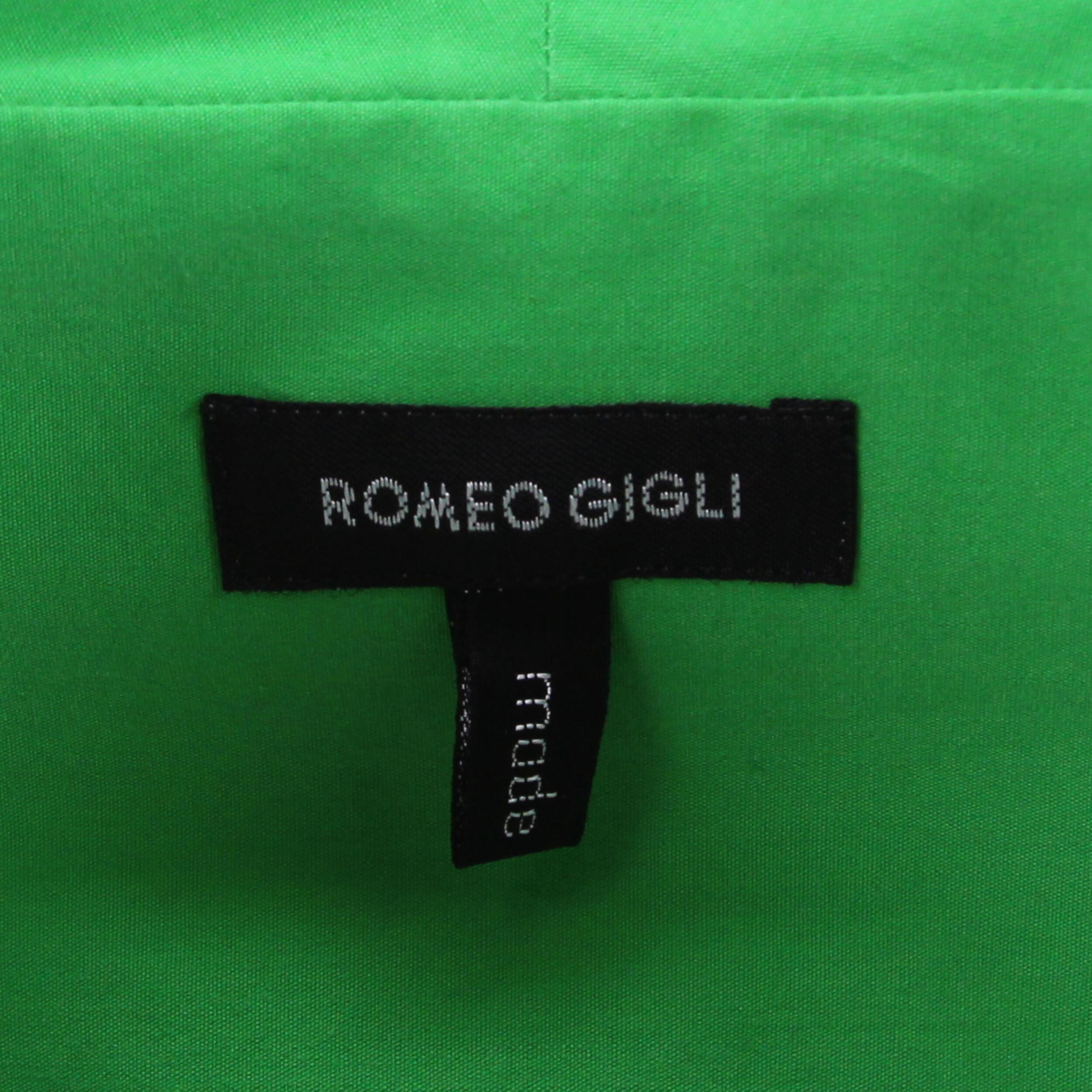 1990s Romeo Gigli Green Shirt 6