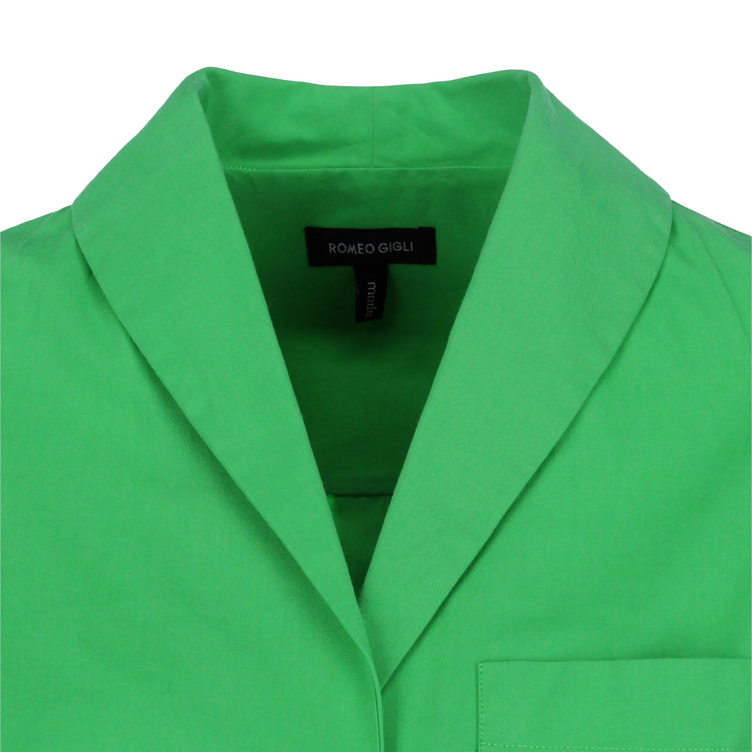 Women's 1990s Romeo Gigli Green Shirt