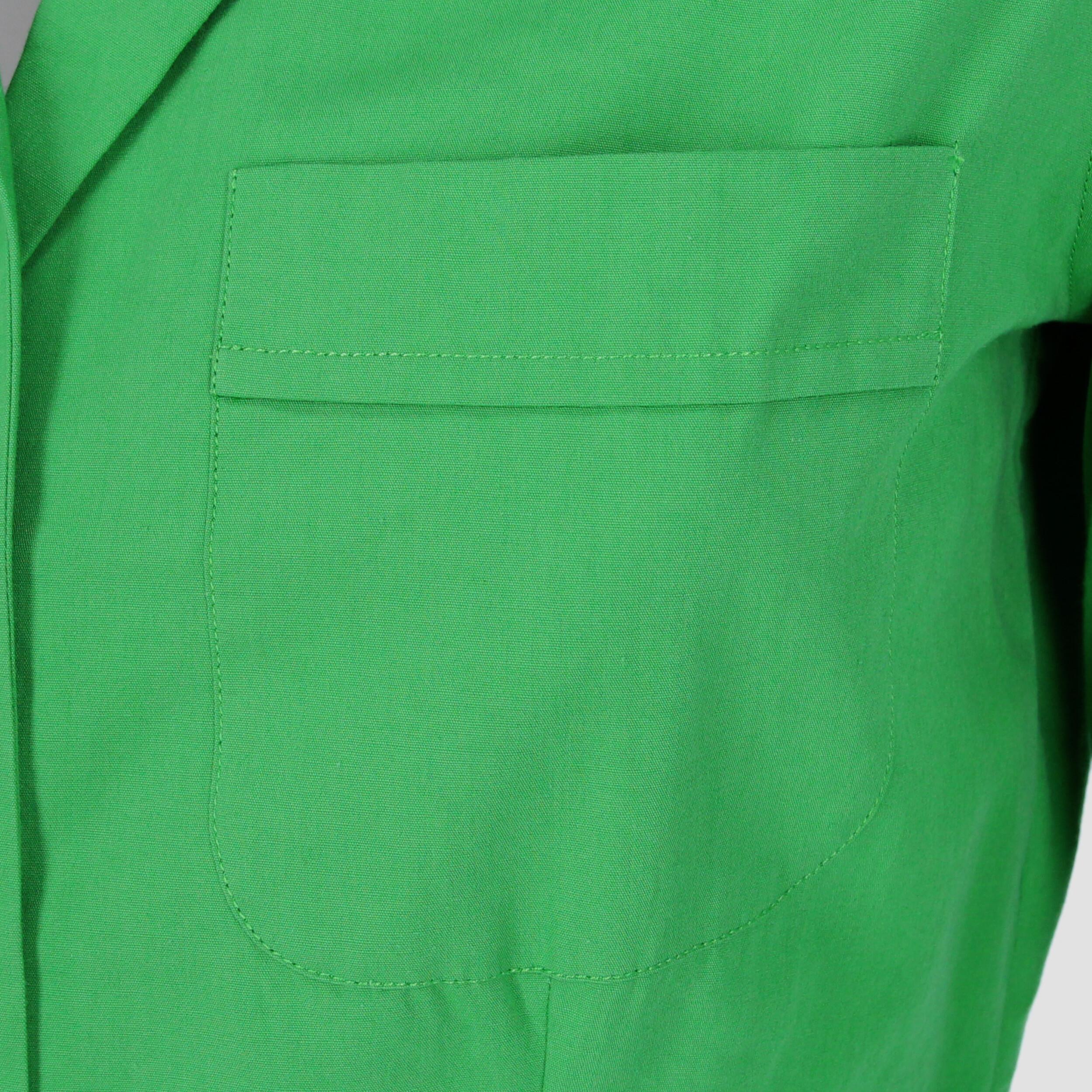 1990s Romeo Gigli Green Shirt 2