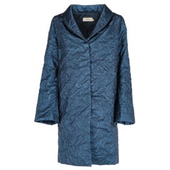 Vintage 1990s Romeo Gigli Iridescent Overcoat