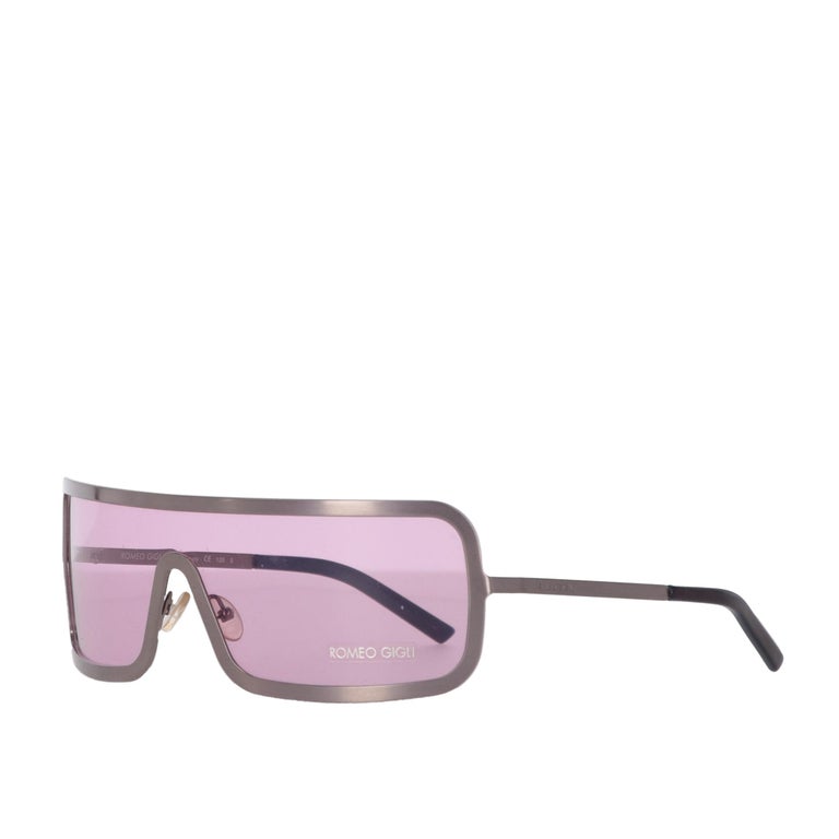 1990s Romeo Gigli Pink Mask Sunglasses For Sale at 1stDibs | romeo gigli  glasses