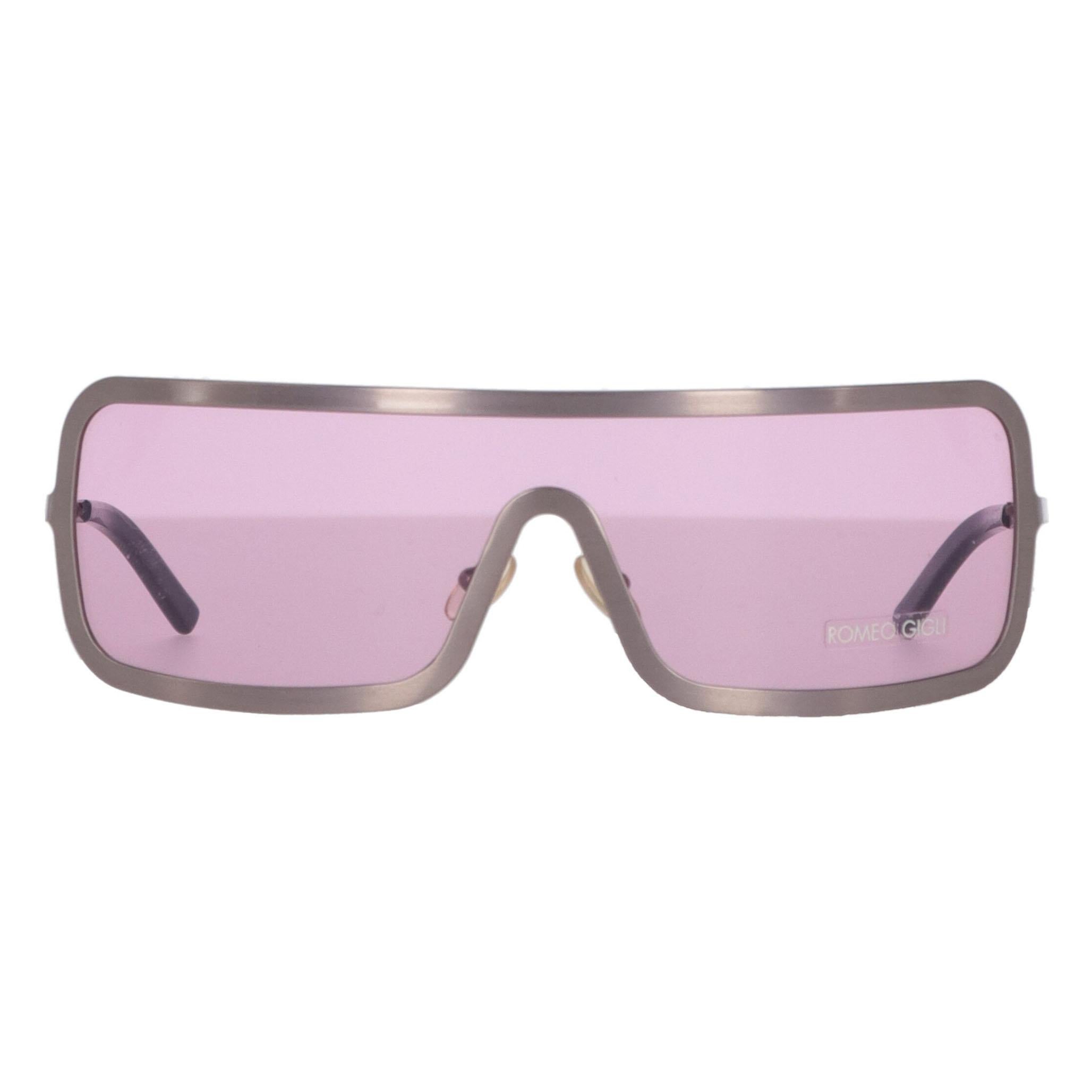 1990s Romeo Gigli Pink Mask Sunglasses For Sale