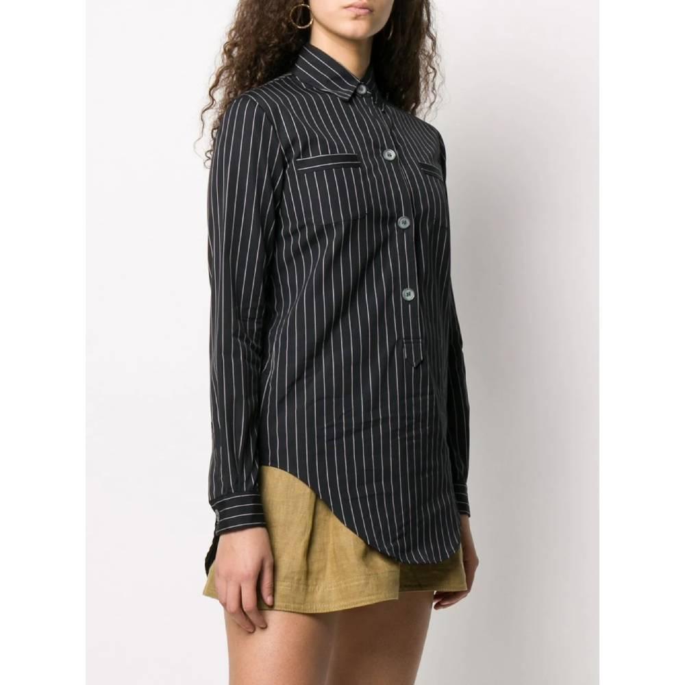 1990s Romeo Gigli Pinstripe Shirt In Excellent Condition In Lugo (RA), IT
