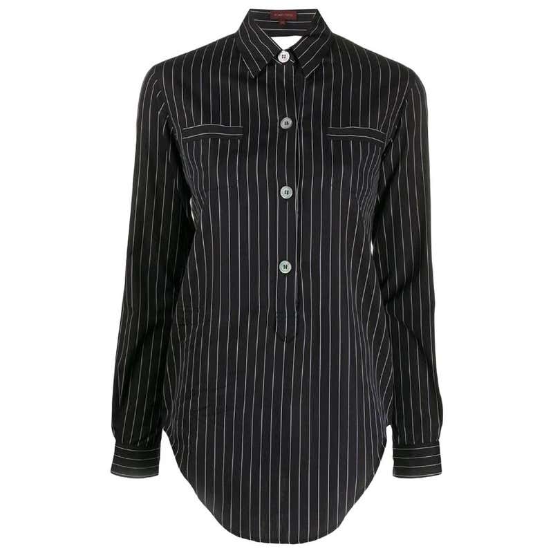 1990s Romeo Gigli Pinstripe Shirt For Sale at 1stDibs