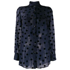 1990s Romeo Gigli Polka Dots Shirt