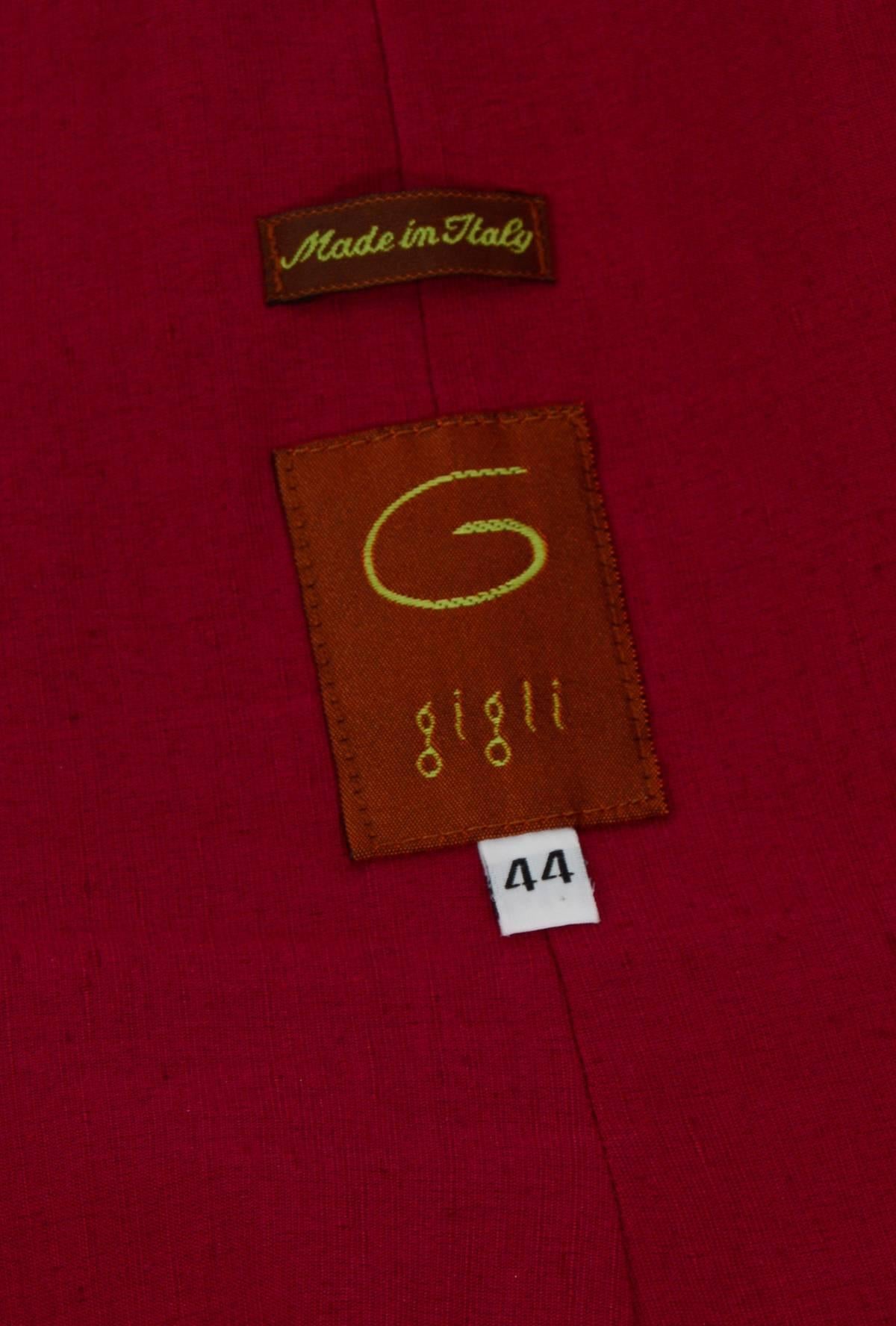 Romeo Gigli, bustier rouge vintage à collectionner, années 1990 en vente 2