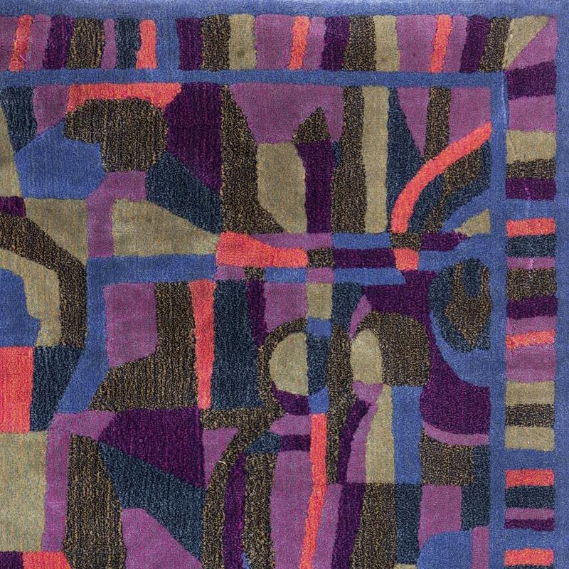 1990er Jahre Teppich von Giorgetto Giugiaro für Paracchi, Reine Wolle, Made in Italy im Zustand „Hervorragend“ im Angebot in Milano, IT