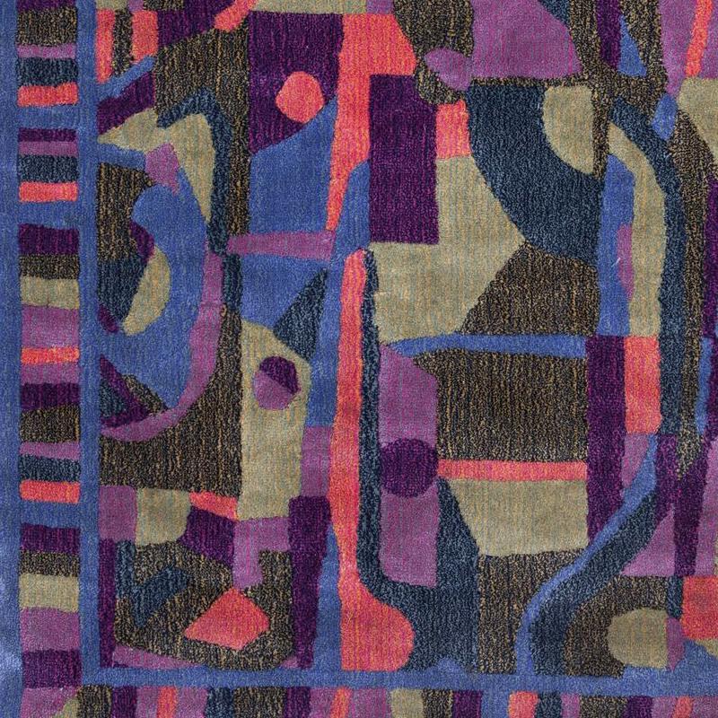 Late 20th Century 1990s Rug by Giorgetto Giugiaro for Paracchi, Pure Wool, Made in Italy For Sale