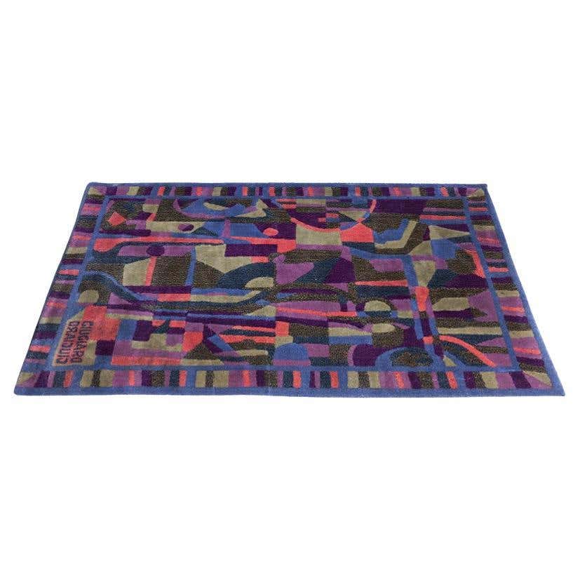 1990s Gorgeous Woolen Rug by Ottavio Missoni. Made in Italy For Sale at ...