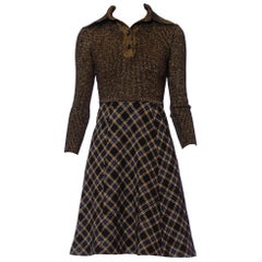1990S SAVE THE QUEEN Grey & Burgundy Poly Blend Net Gaultier Style Shirt