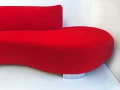 1990s Serpentine Cloud Sofa, Original Fabric