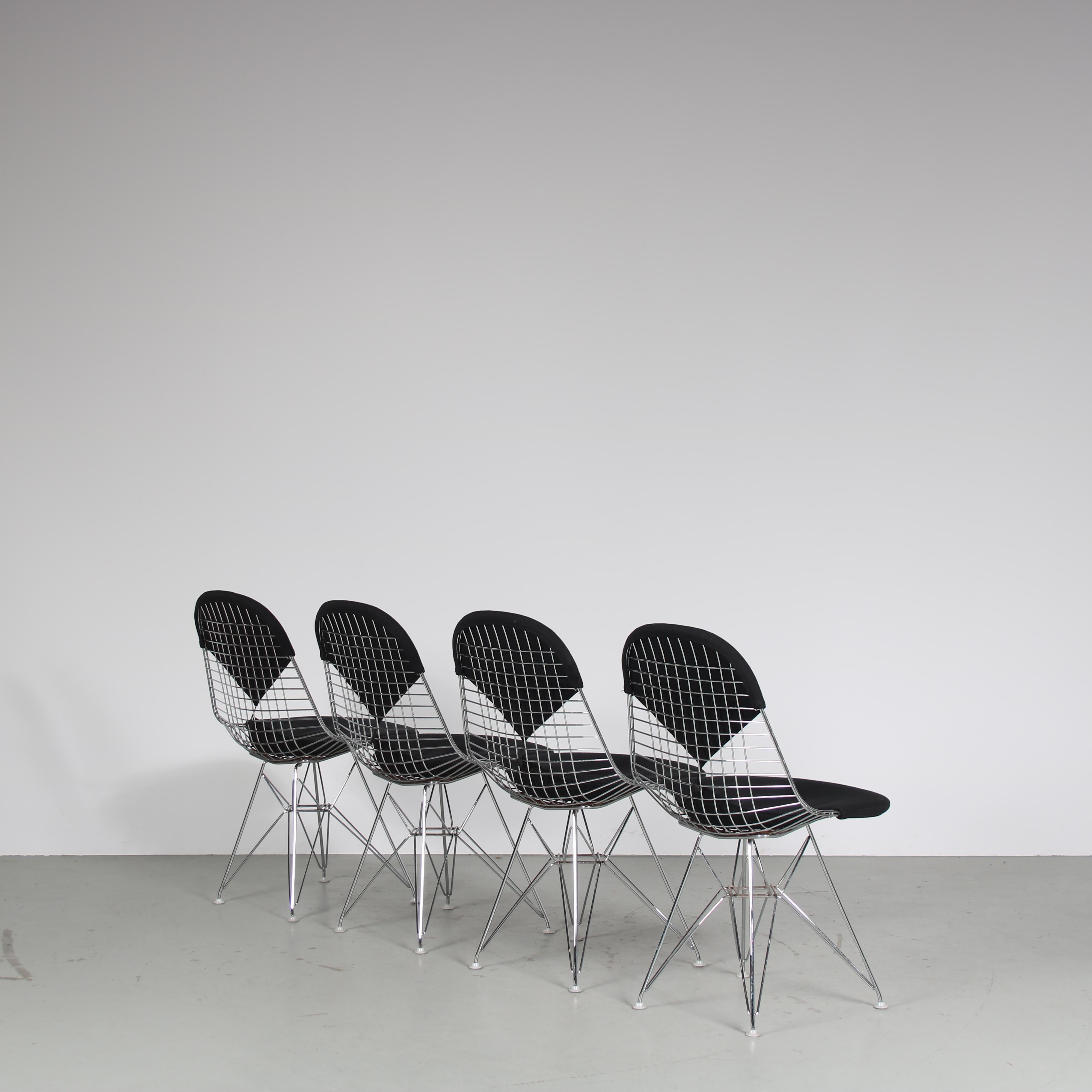 Late 20th Century 1990s Set of 4 “Bikini” Chairs by Charles & Ray Eames for Vitra, Germany