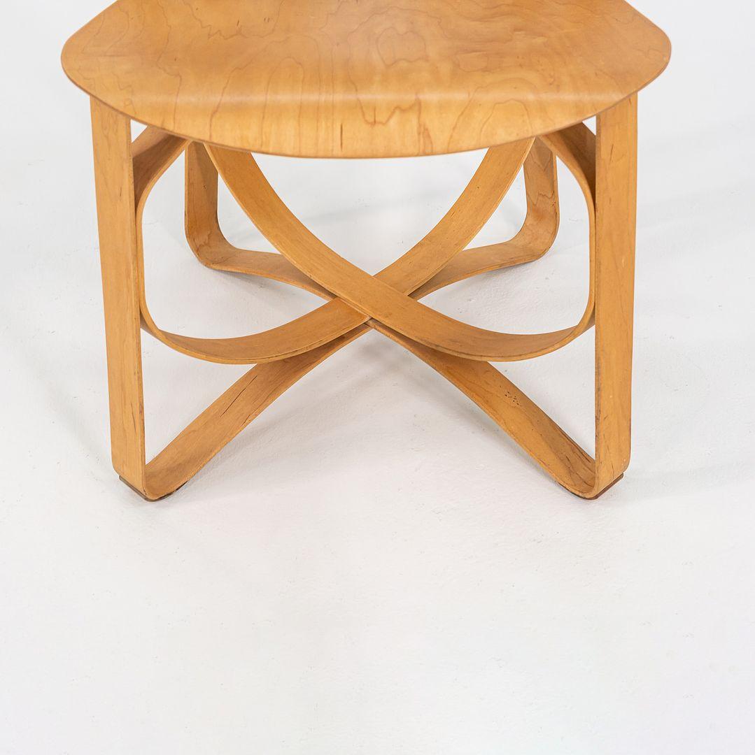 Set di sei sedie da pranzo Hat Trick di Frank Gehry per Knoll in acero del 1990 5