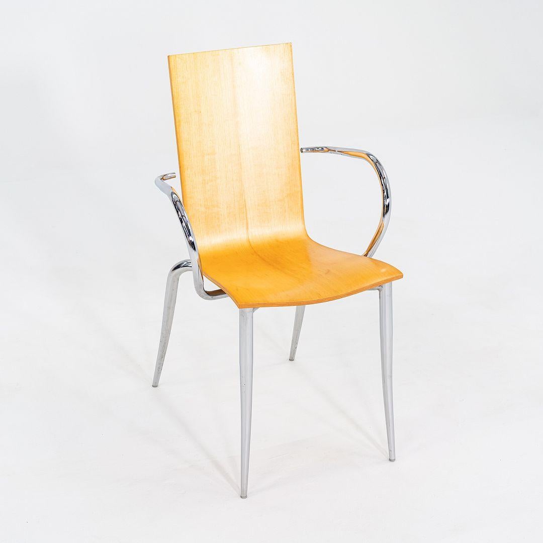 Italian 1990s Set of Six Philippe Starck for Driade Olly Tango Dining Arm Chairs For Sale
