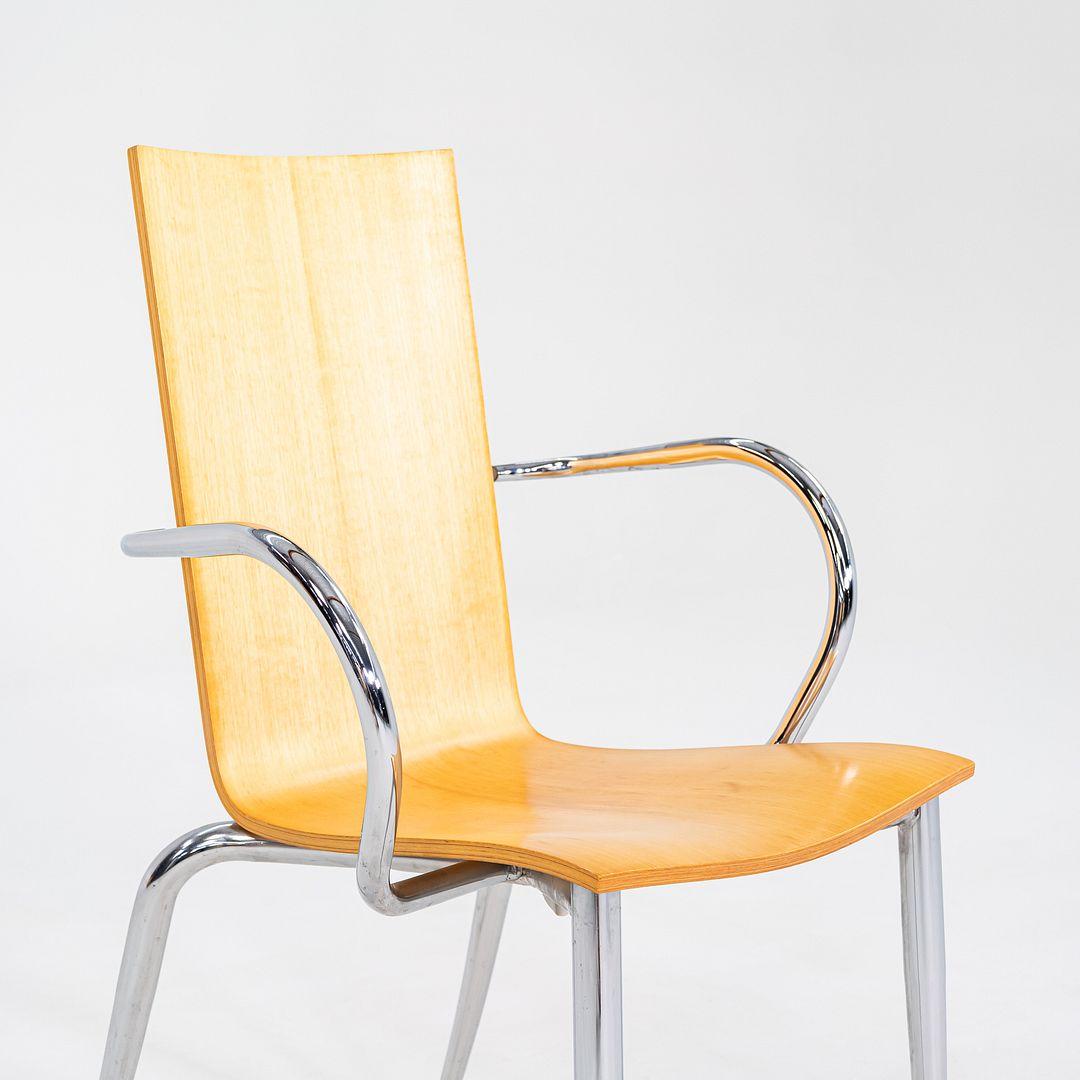 Steel 1990s Set of Six Philippe Starck for Driade Olly Tango Dining Arm Chairs For Sale