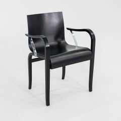 1990s Set of Ten Ginotta Ebonized Bentwood Dining Chairs by Enrico Franzolini