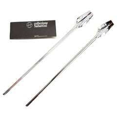 Vintage 1990s Set of Two Minimalist Cocktail Mixers Designed by Lino Sabattini