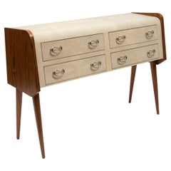 1990's shagreen chest of drawers