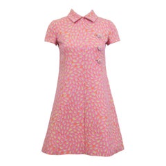 Vintage 1960s Shannon Rogers Pink Brocade Dress