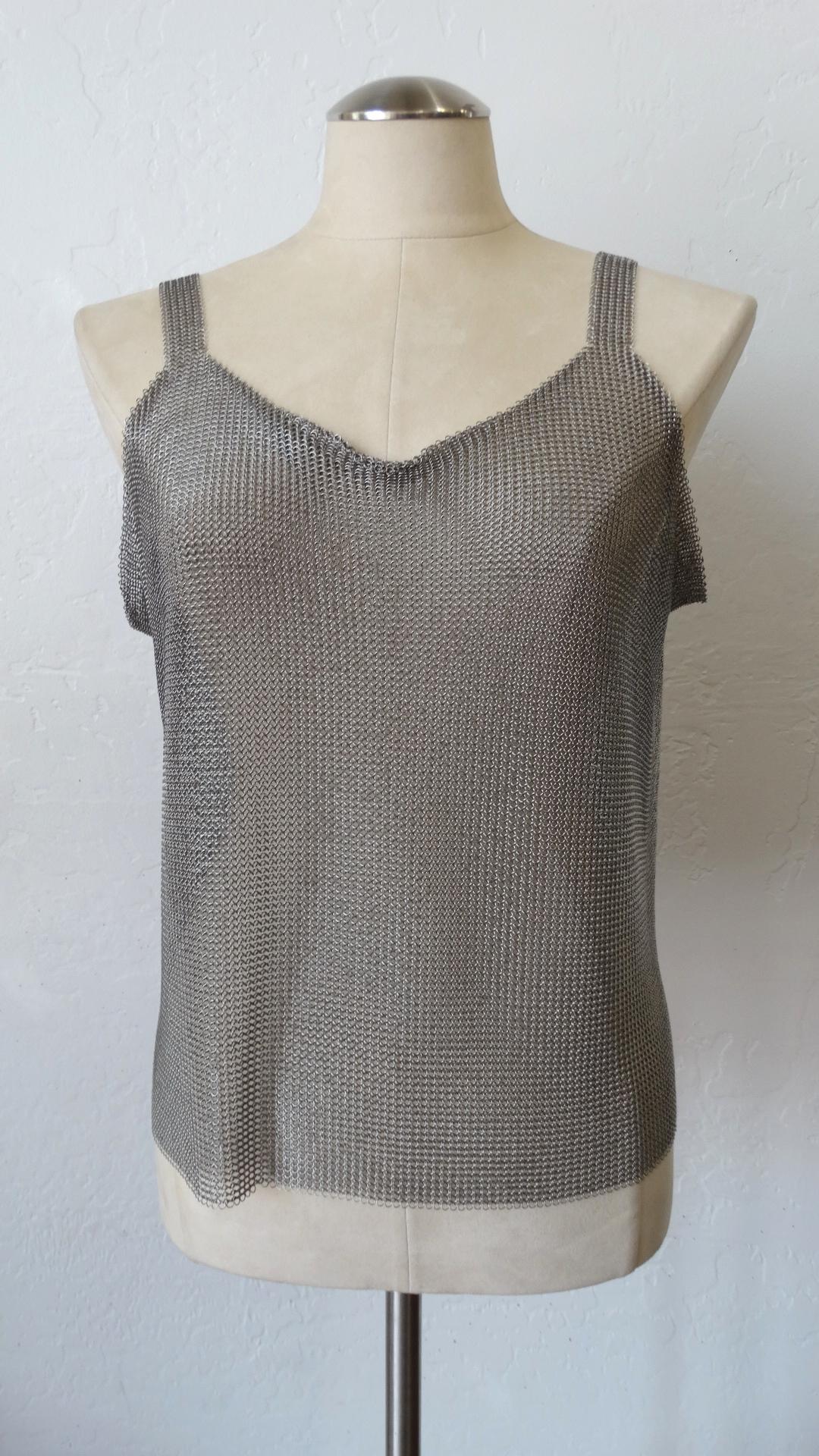 1990s Simon Azoulay Metal Mesh Outfit In Good Condition In Scottsdale, AZ