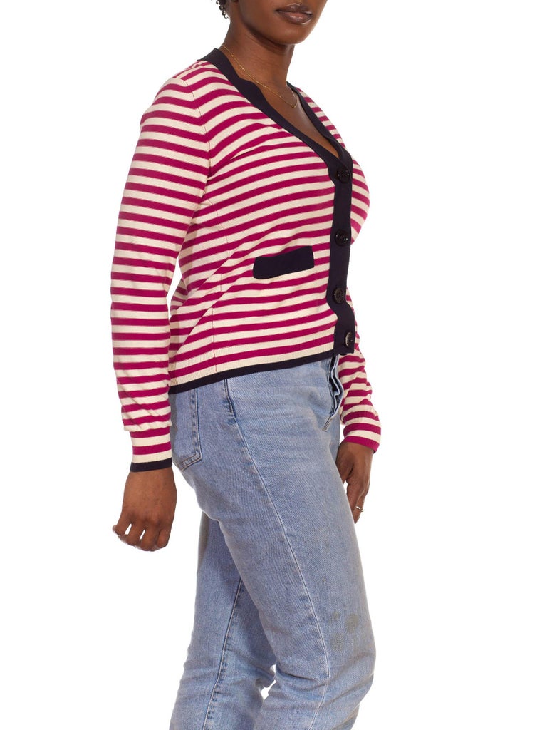 Pull Sonia Rykiel - Gris, Noir, Fuchsia - Taille 36 (FR) - Laine - Occasion Très Bon état