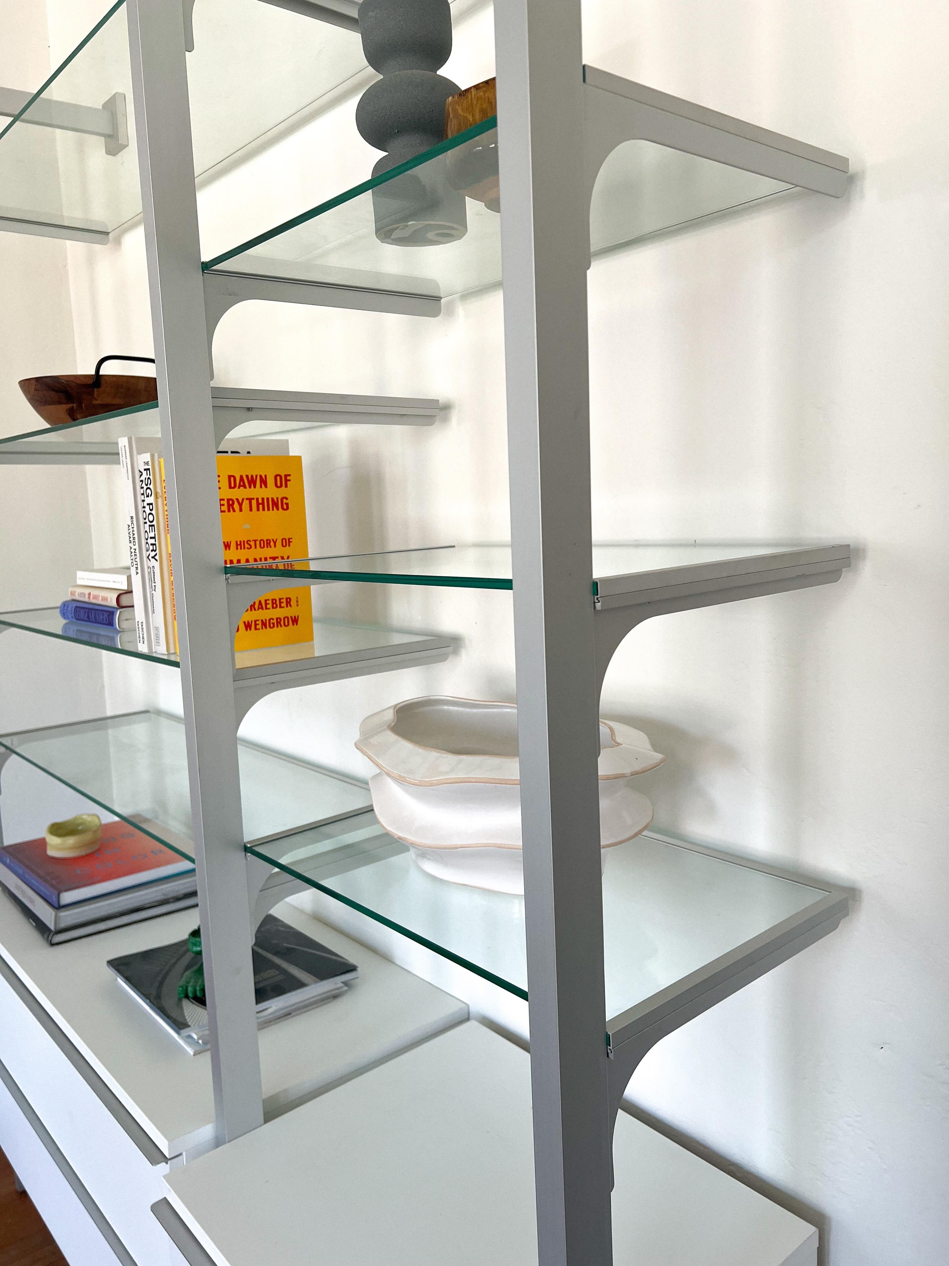 European 1990s Space Age Modular Wall Unit in the Style of Calligaris