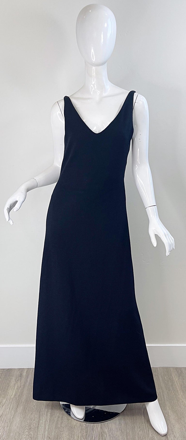 sachin and babi light blue dress Vintage St. John Evening Dress: 90s Marie Gray Santana Knit With Paillettes