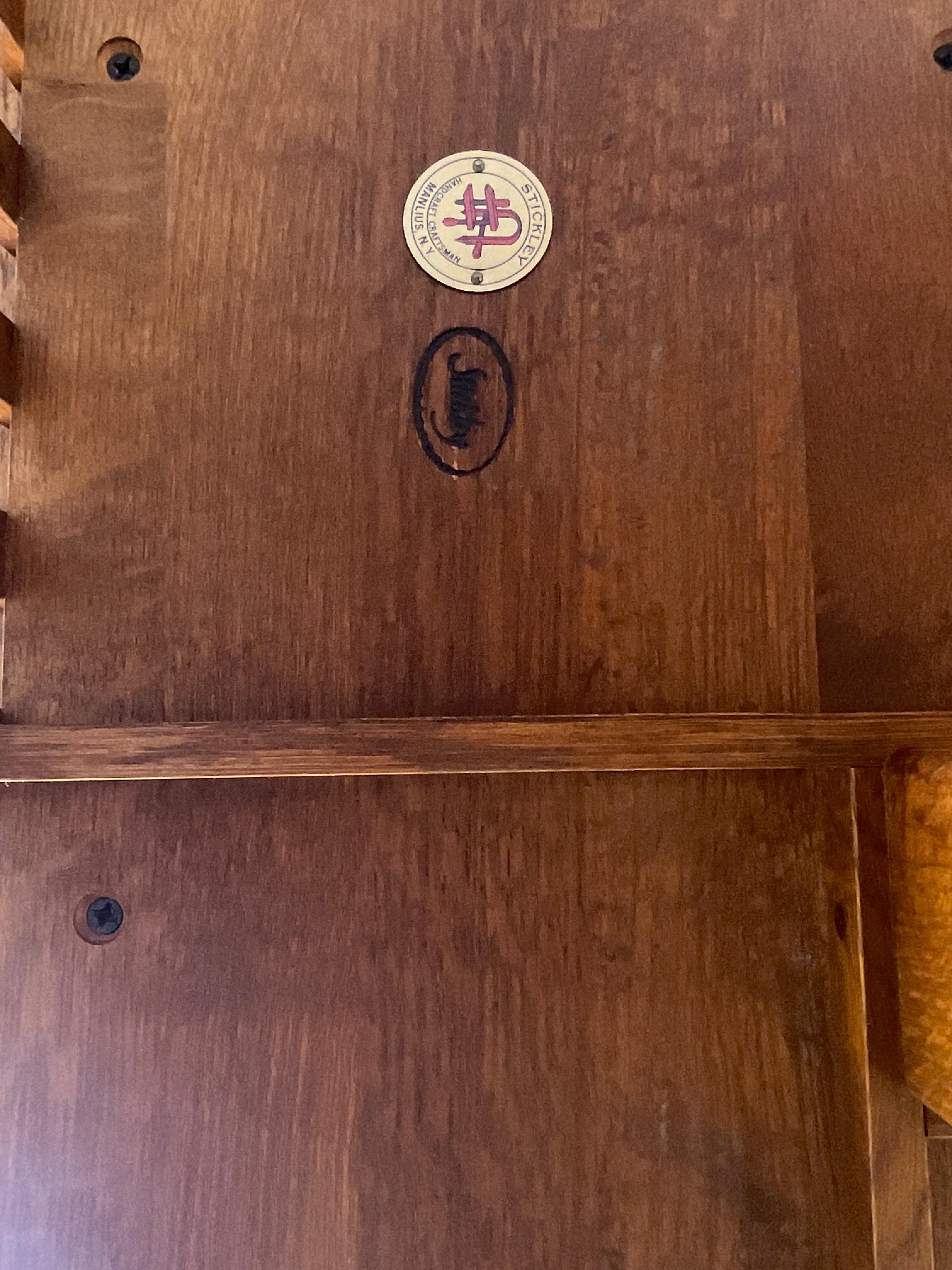1990s Stickley Revolving Bookcase 2