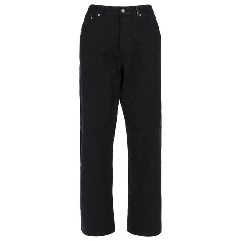 1990s Stone Island Vintage Man Black Trousers For Sale at 1stDibs