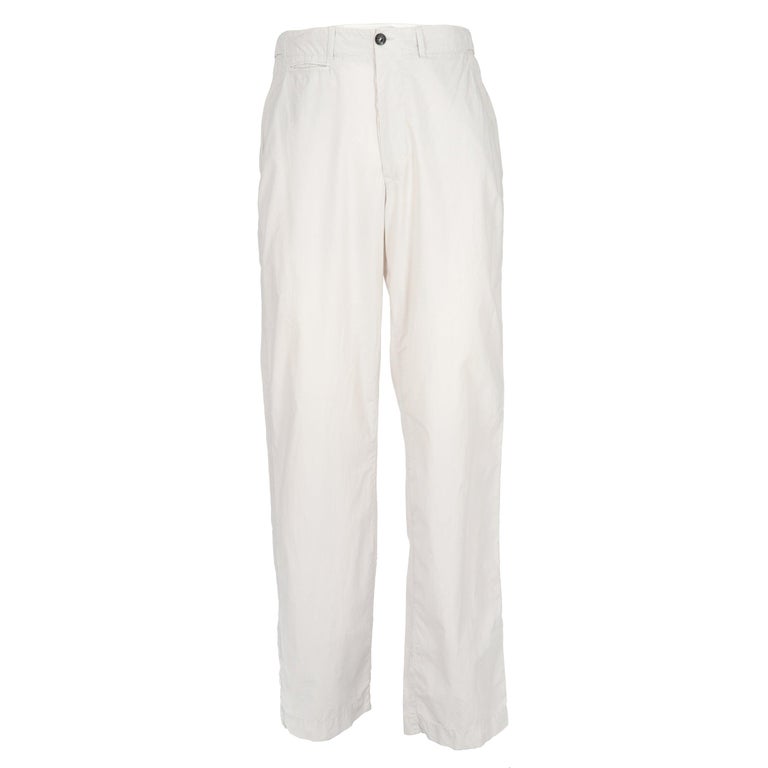 1990s Stone Island White Trousers For Sale at 1stDibs