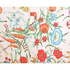 Pantaloni elasticizzati anni '90 con stampa floreale di Moschino a vita alta - Pantaloni