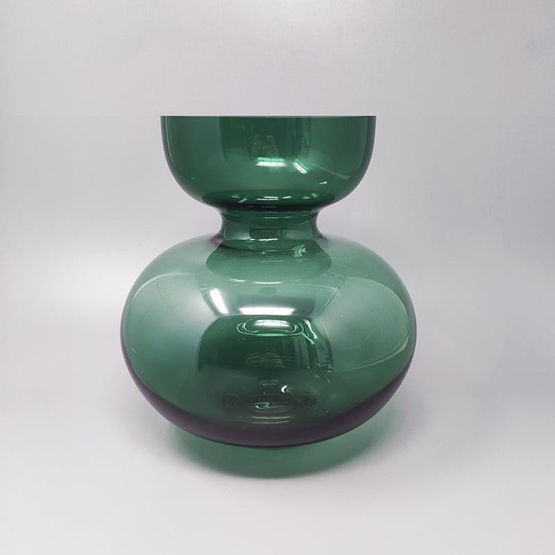 Mid-Century Modern 1990s Stunning Green Vase by G. Jensen For Sale