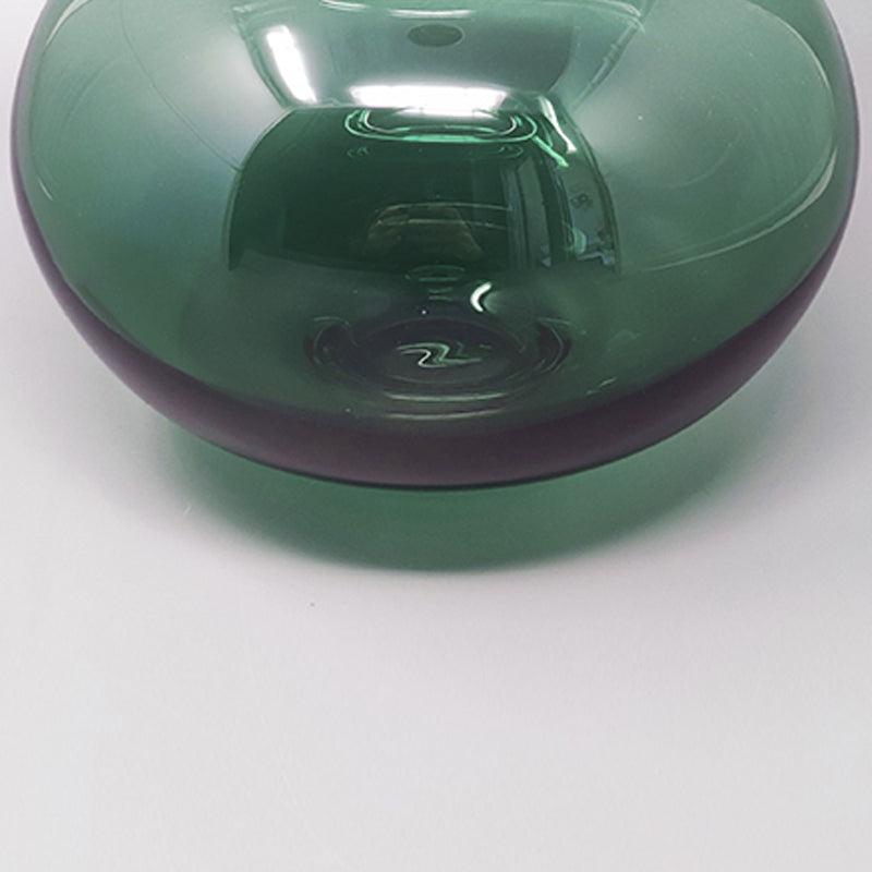 1990s Stunning Green Vase by G. Jensen In Excellent Condition For Sale In Milano, IT
