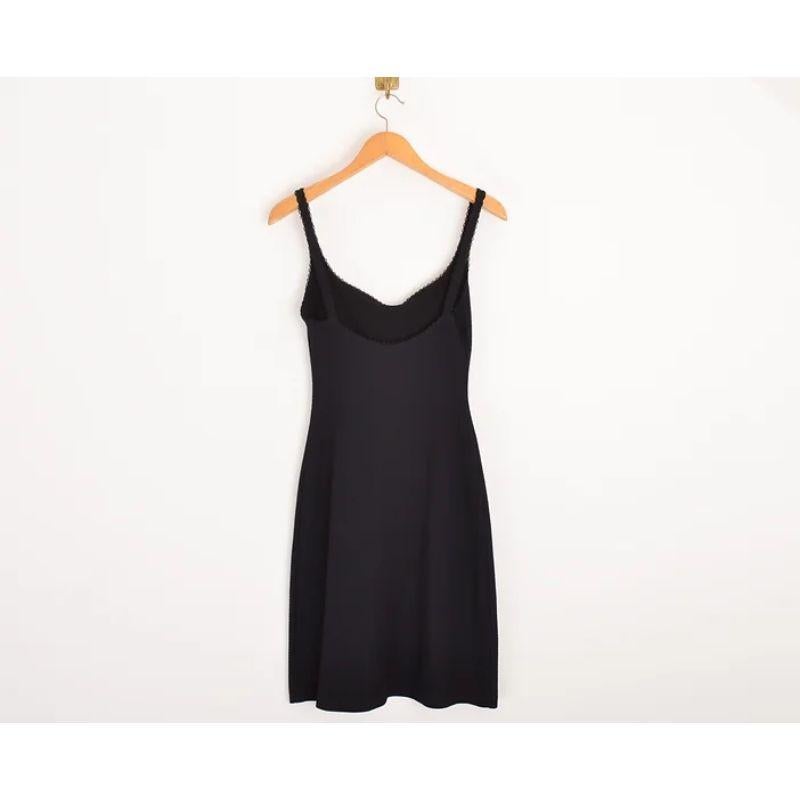 Women's 1990's Super Stretchy Moschino Mare Body Con All Black Beach Dress For Sale