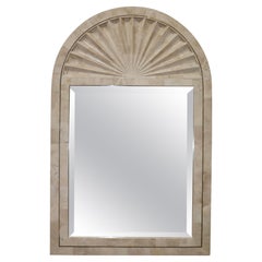 1990
s Tessellated Stone Arched Wall Mirror