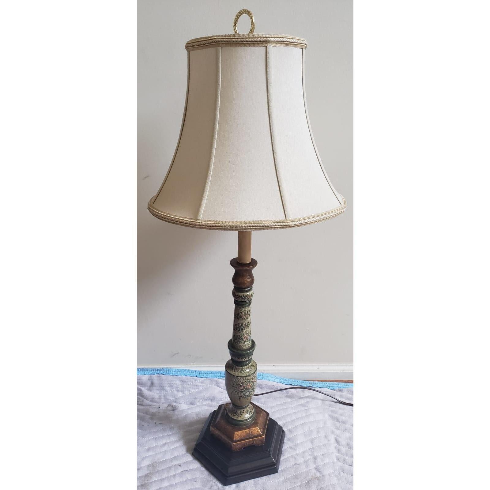 Other 1990s The Bradburn Gallery Painted Table Lamp For Sale