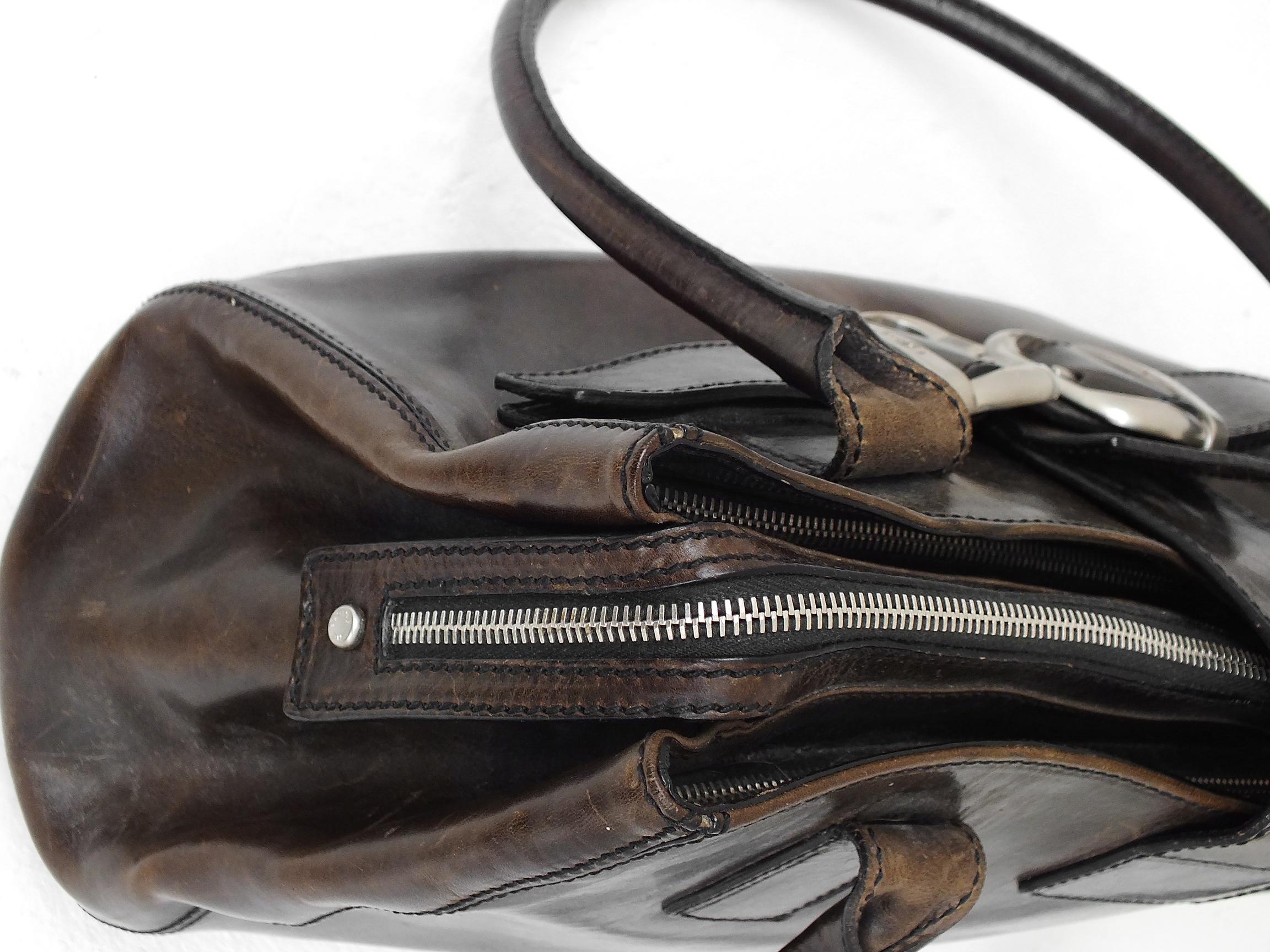 1990s the Bridge Design Leather Great Bag Years '1990 Perfect Condition For Sale 3