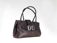 1990s the Bridge Design Leather Great Bag Years '1990 Perfect Condition