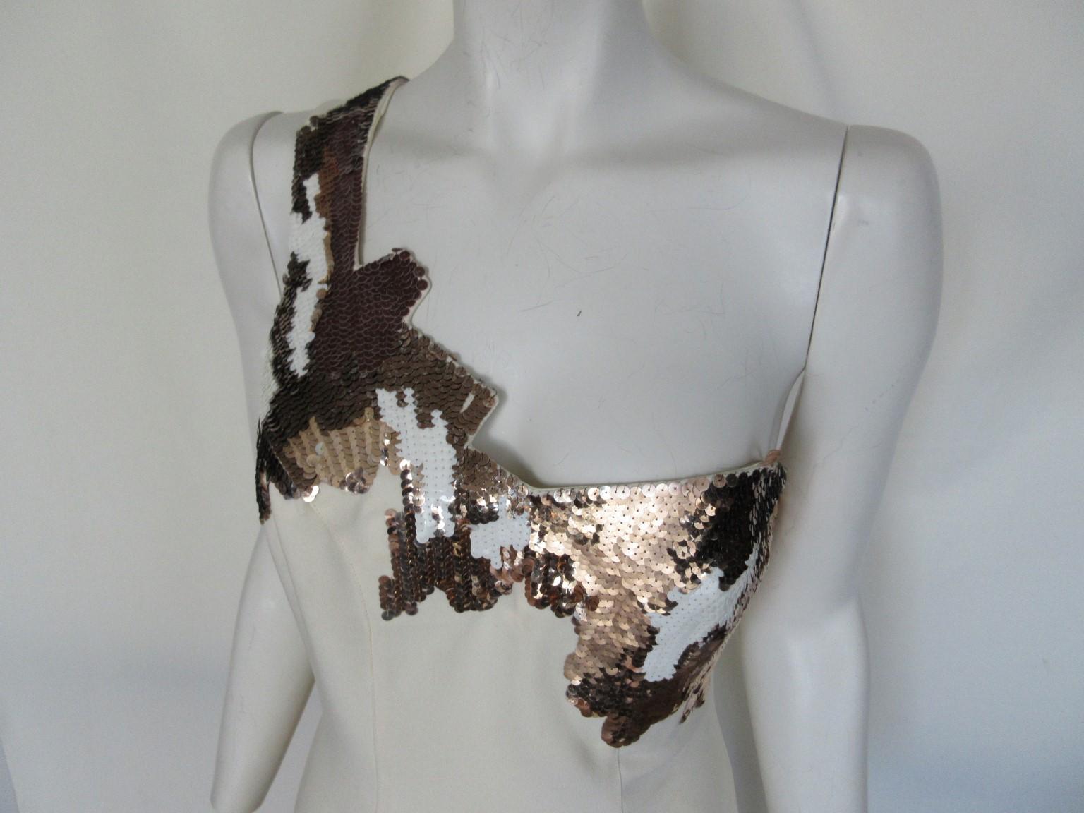 Thierry Mugler sequins party dress

