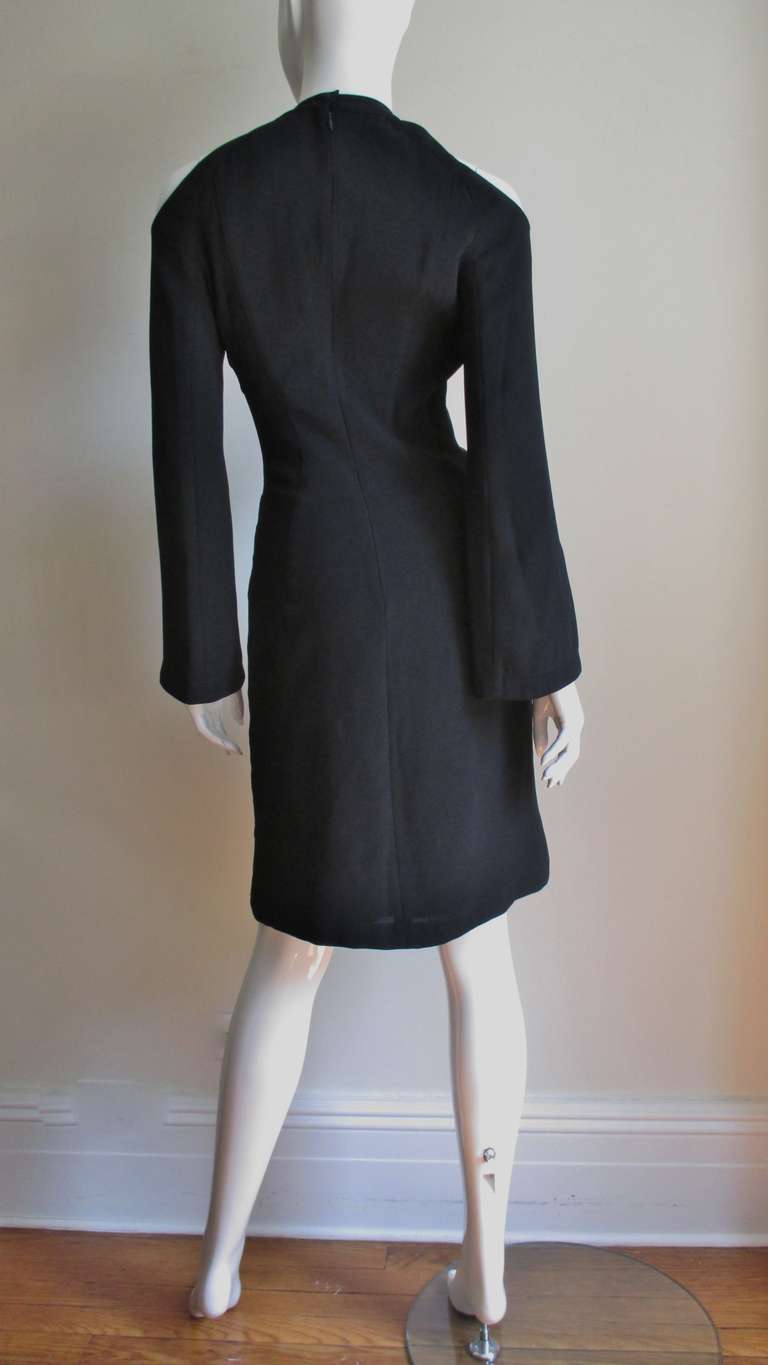 Thierry Mugler Couture Cold Shoulder Dress For Sale 7